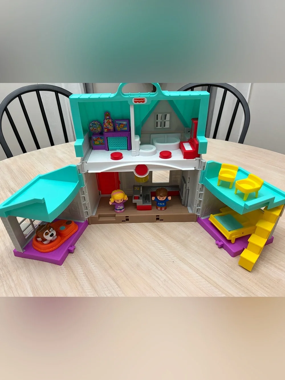 Fisher-Price little People House and Schoolbus